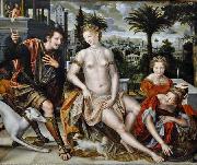 Jan Massijs David and Bathsheba oil painting